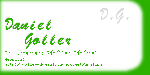 daniel goller business card